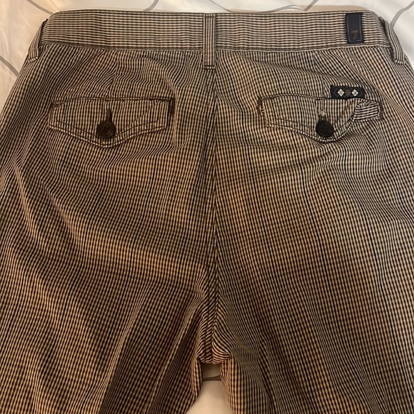 Seven 7 pants in brown / plaid - Picture 4 of 4